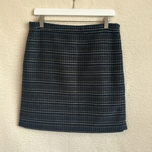 Ann Taylor Loft Skirt Womens‎ Size 8 Blue Black